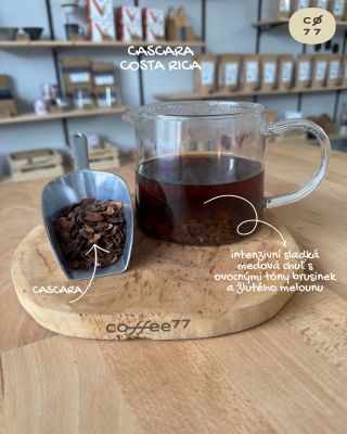 🍒 CASCARA COSTA RICA – chuť kávy trochu jinak! Nejde o klasickou kávu, ale o nápoj z kávových třešní, který tě překvapí...